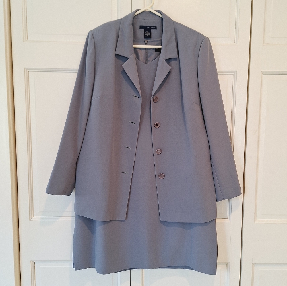 Venezia shift dress and dress coat